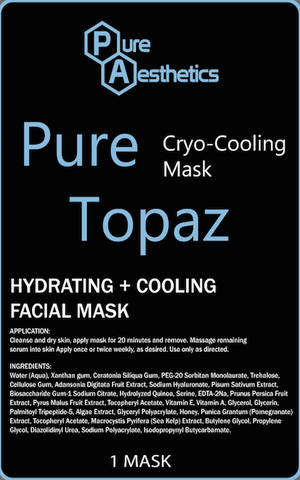 Pure Blue Topaz Cooling Cryo Mask
